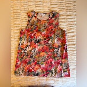 Athleta Refined Zephyr Tank in Renewed Bloom Spring Pink size small